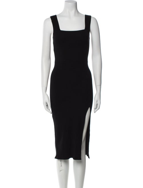 Reformation Square Neckline Midi Length Dress