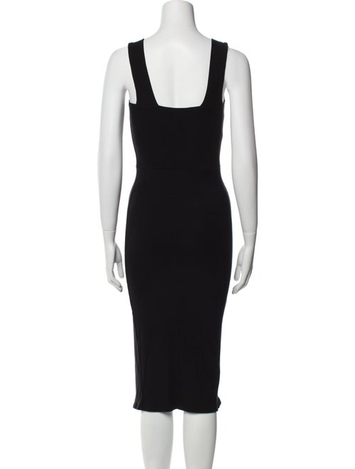 Reformation Square Neckline Midi Length Dress