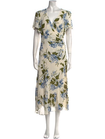 Reformation Dresses Floral Print Long Dress M