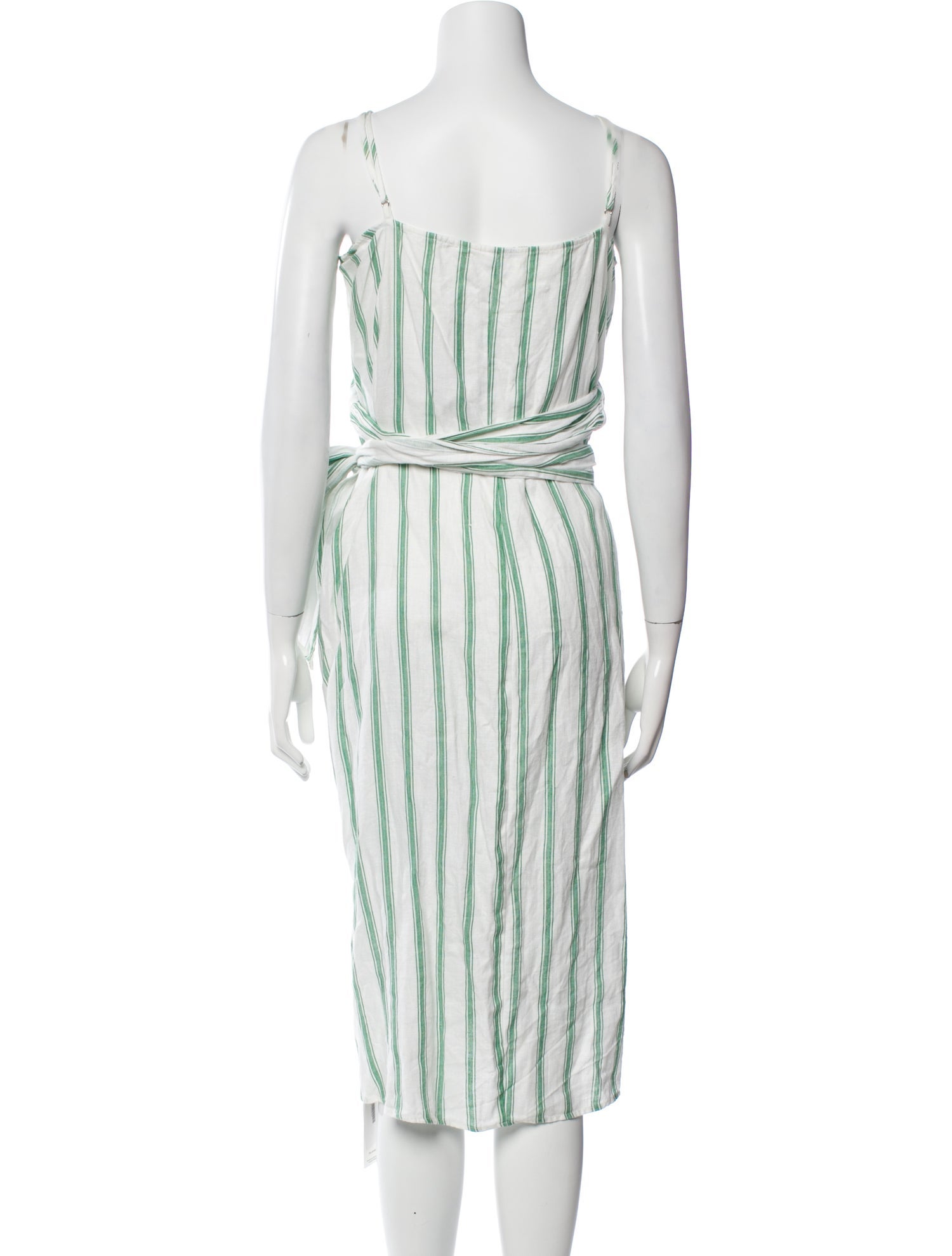 Reformation Linen Midi Length Dress