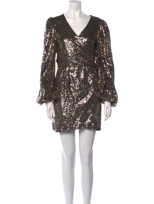 Reformation V-Neck Mini Dress