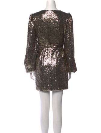 Reformation V-Neck Mini Dress