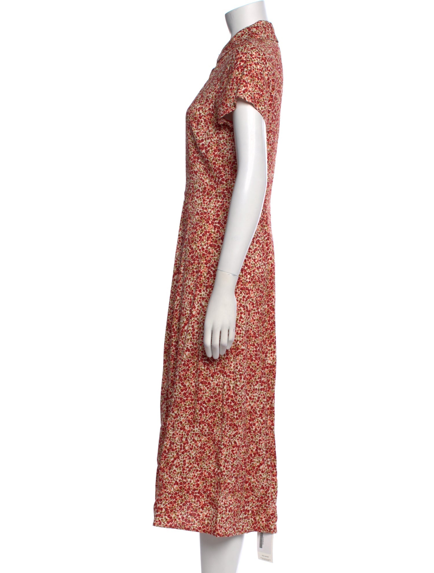 Reformation Floral Print Long Dress