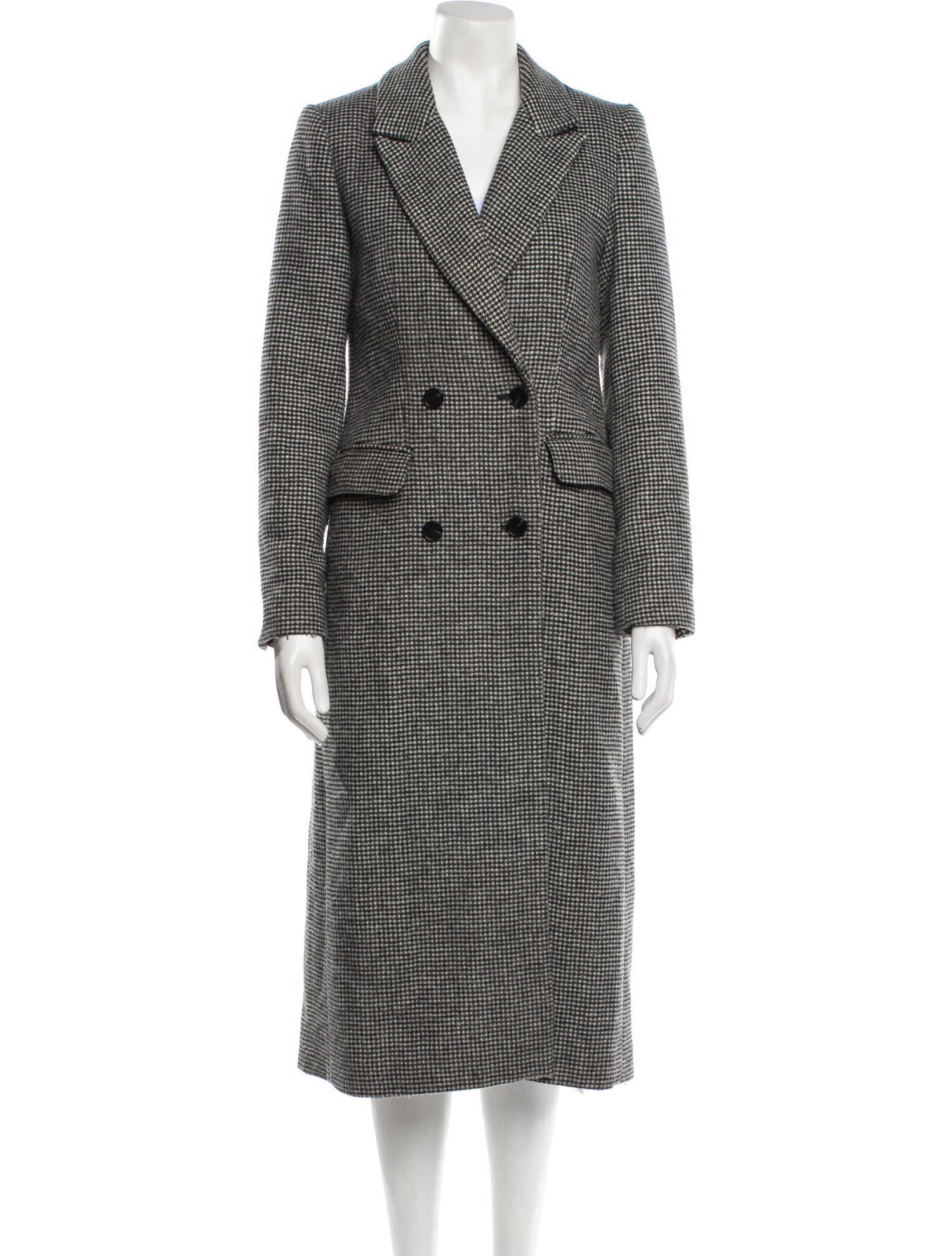 Reformation Plaid Print Coat