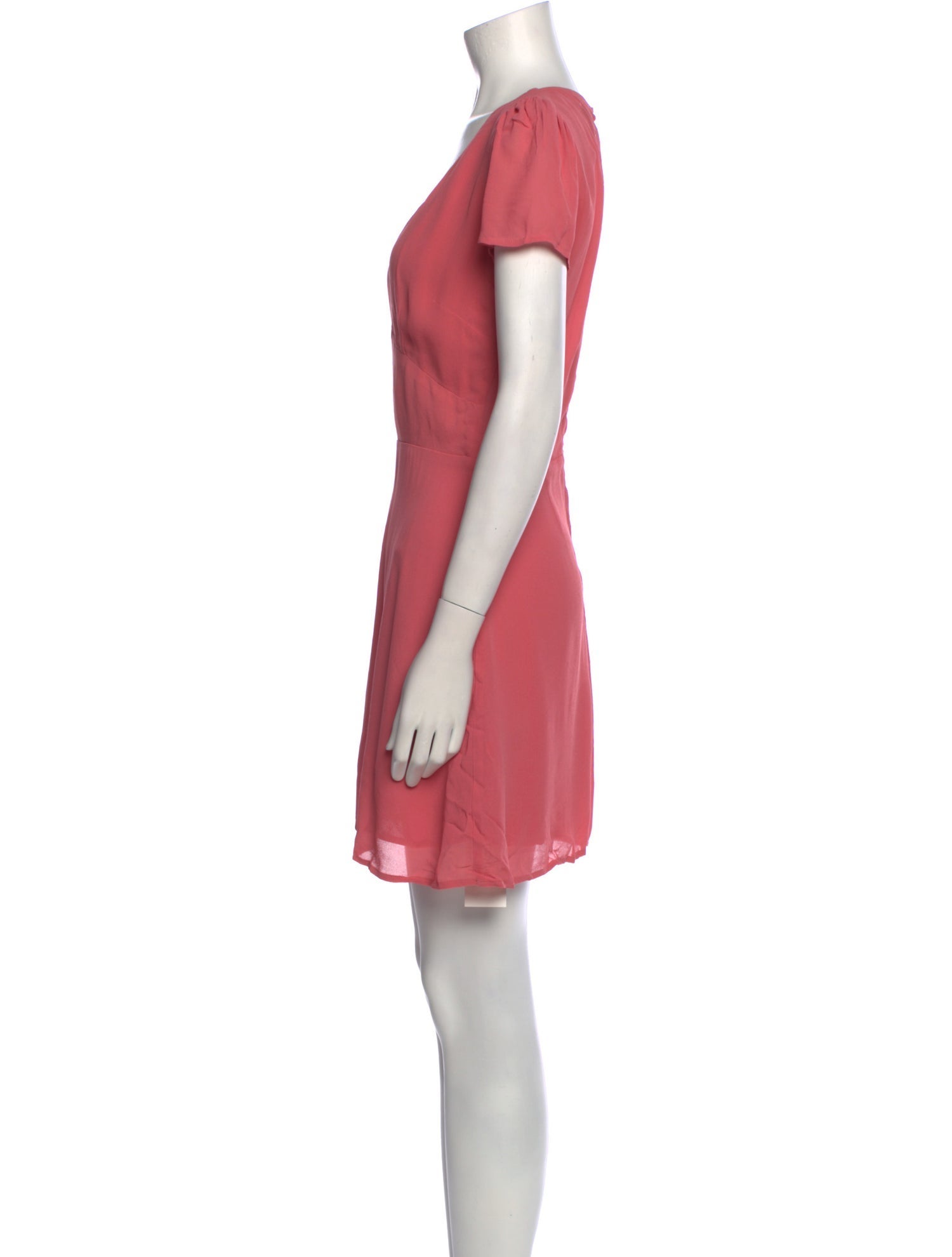Reformation V-Neck Mini Dress