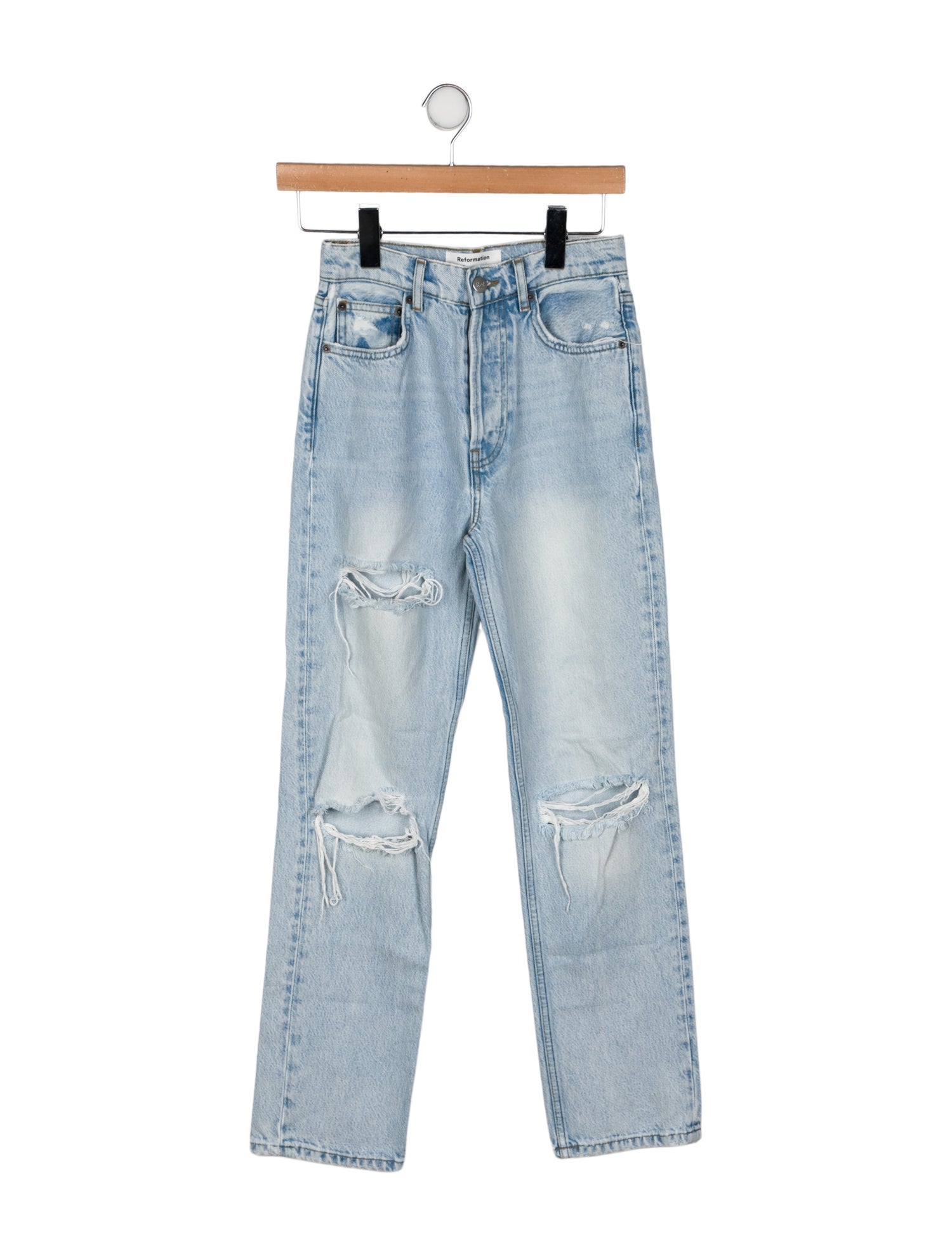 Reformation High-Rise Straight Leg Jeans