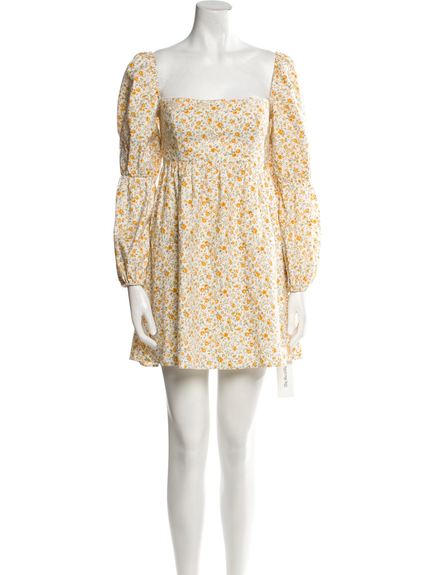 Reformation Floral Print Mini Dress