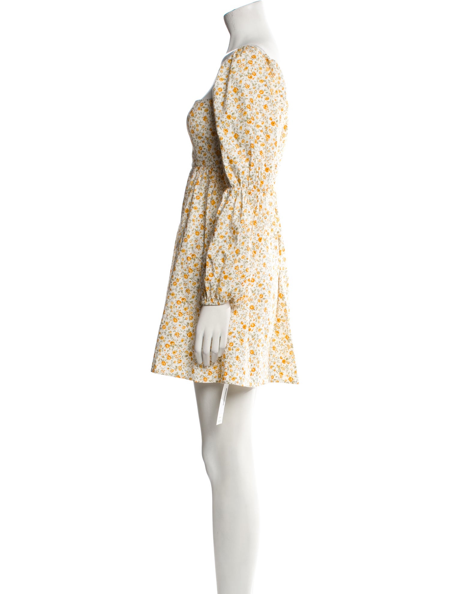 Reformation Floral Print Mini Dress