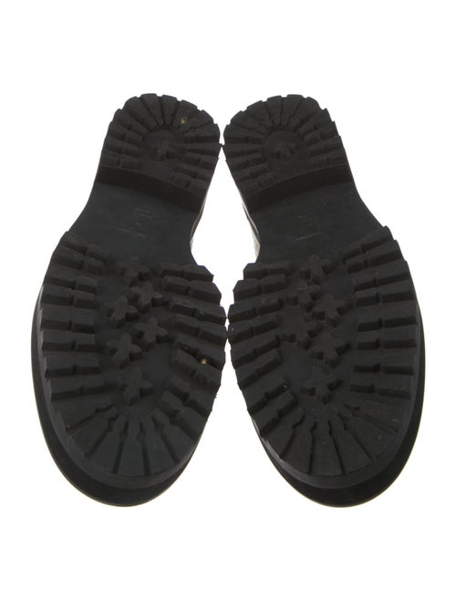 Reformation Embossed Leather Loafers