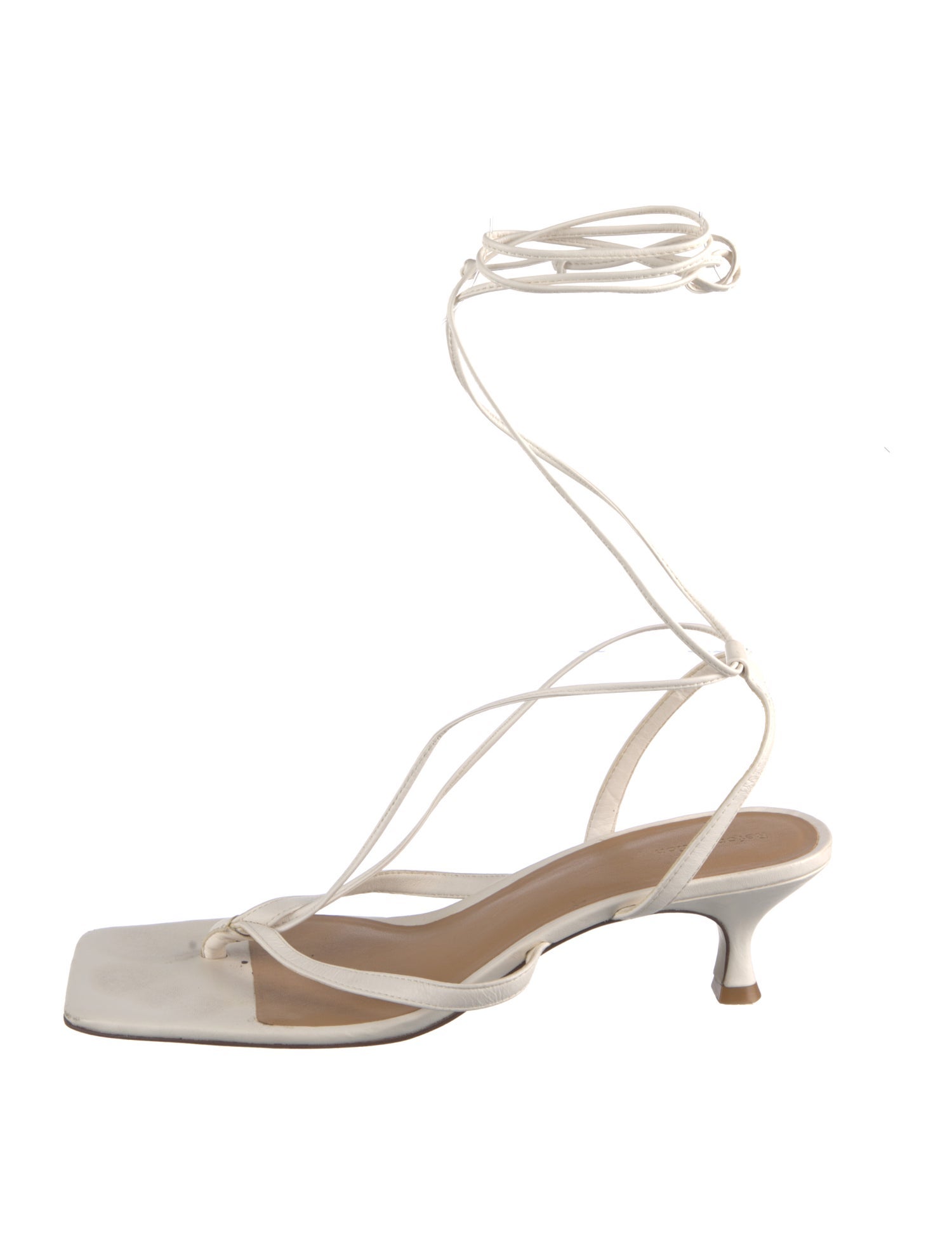 Reformation Leather Slingback Sandals