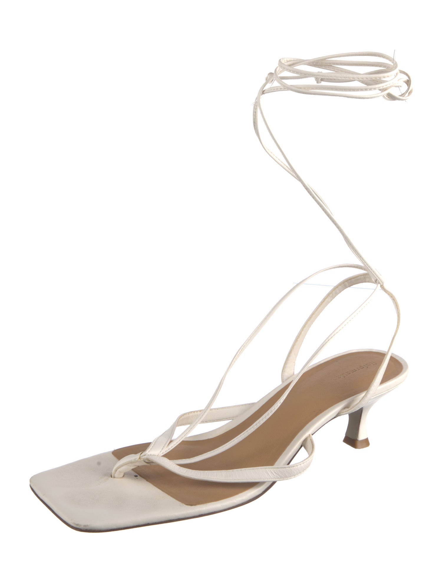 Reformation Leather Slingback Sandals