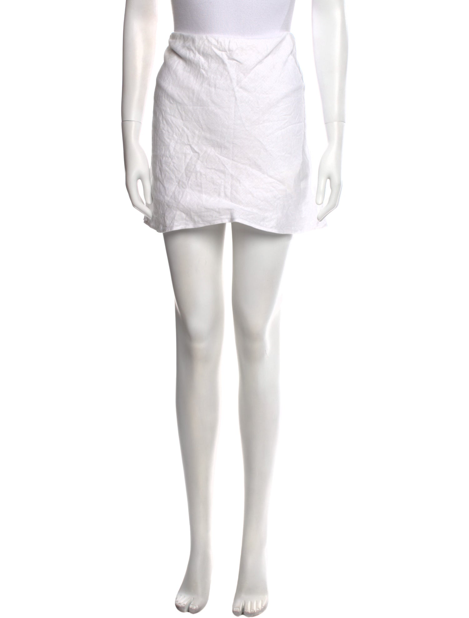 Reformation Linen Mini Skirt