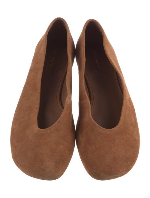 Reformation Suede Ballet Flats