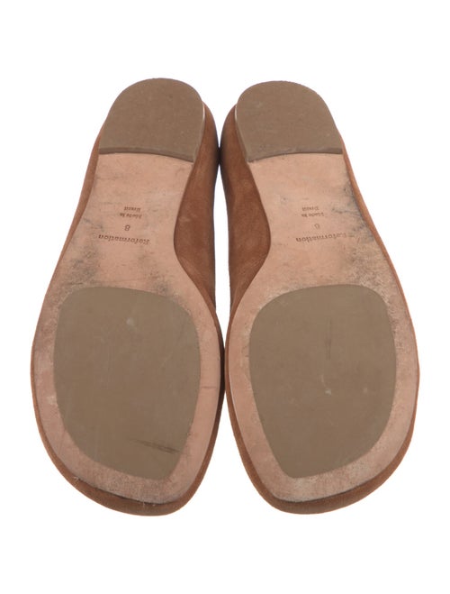 Reformation Suede Ballet Flats