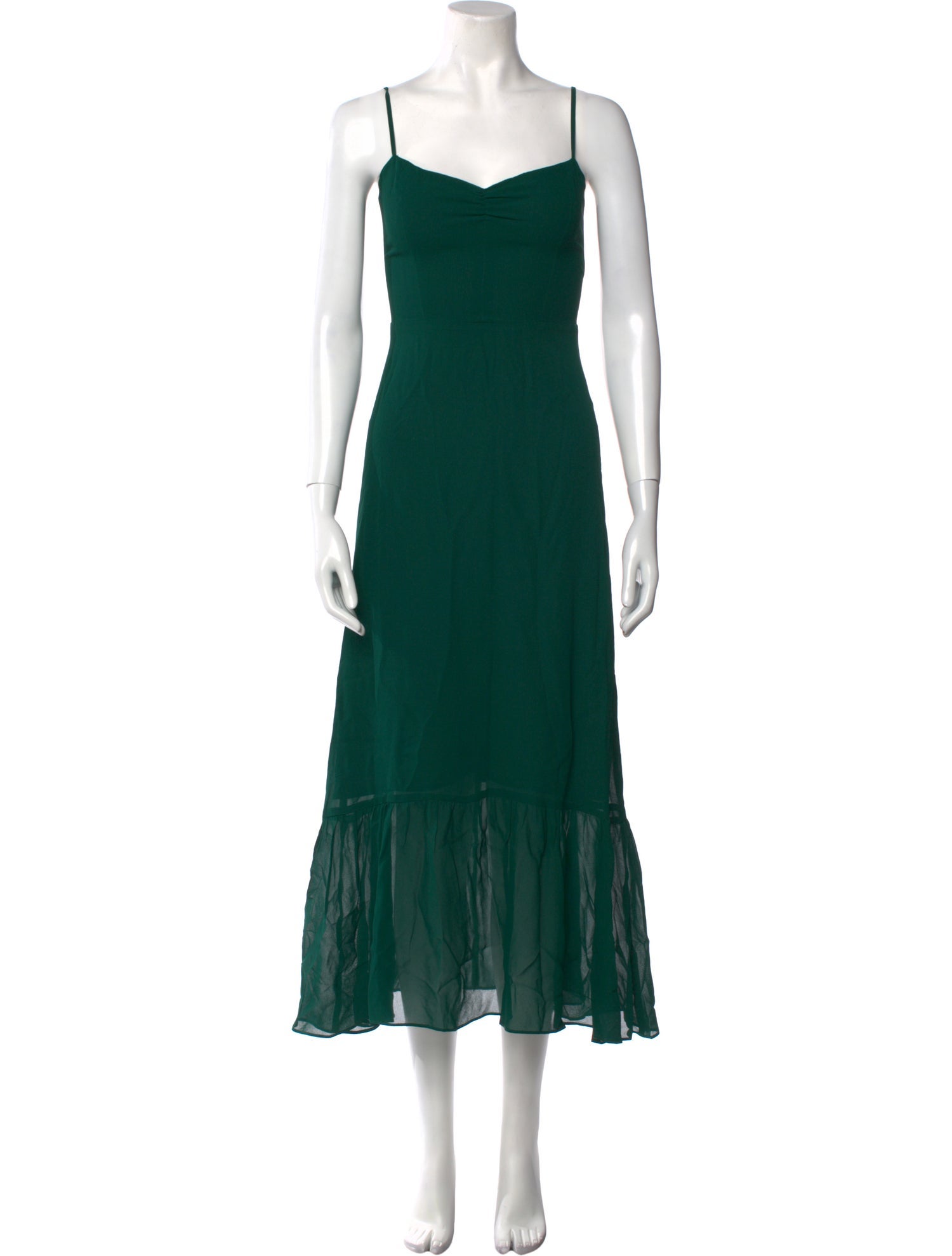 Reformation V-Neck Long Dress