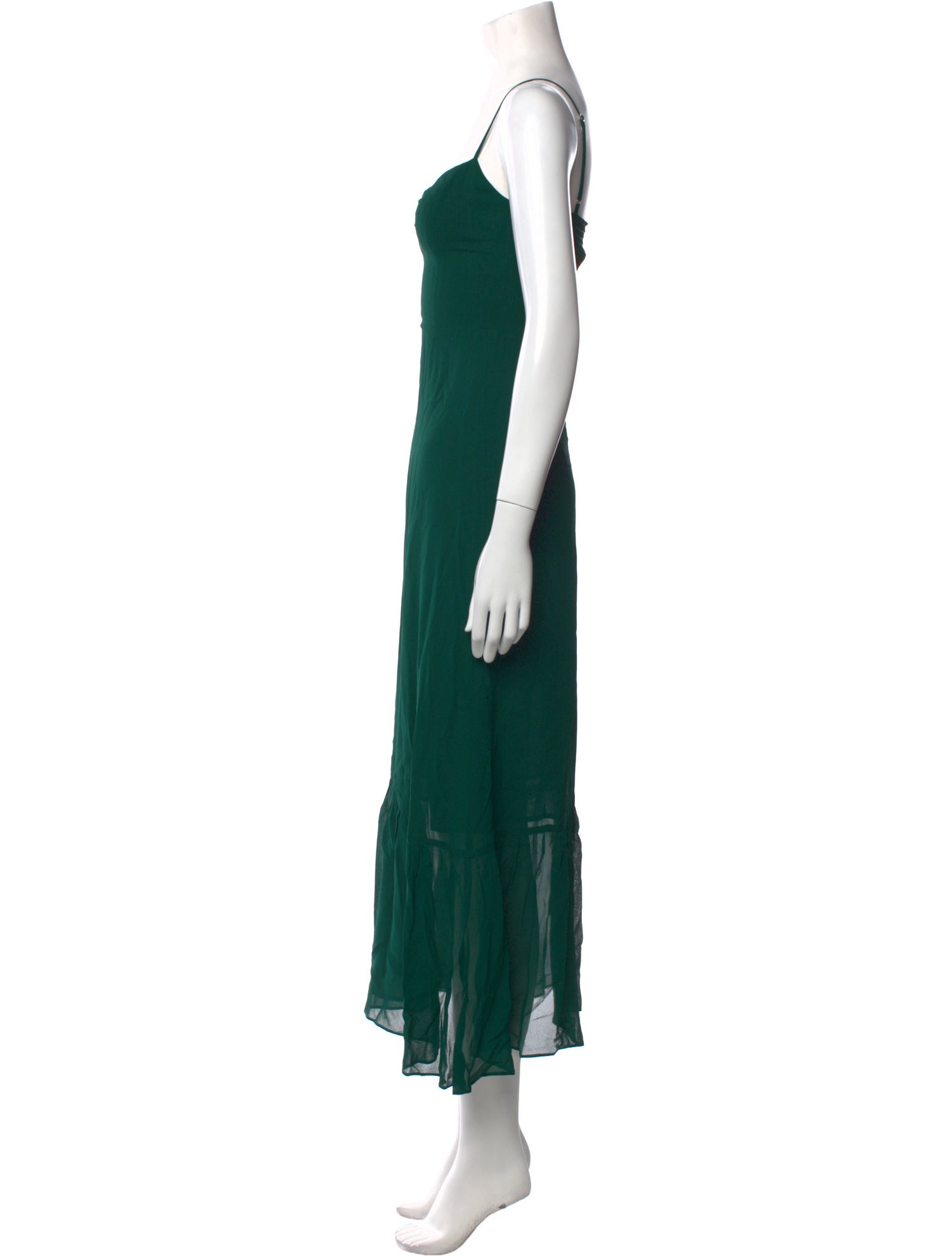 Reformation V-Neck Long Dress