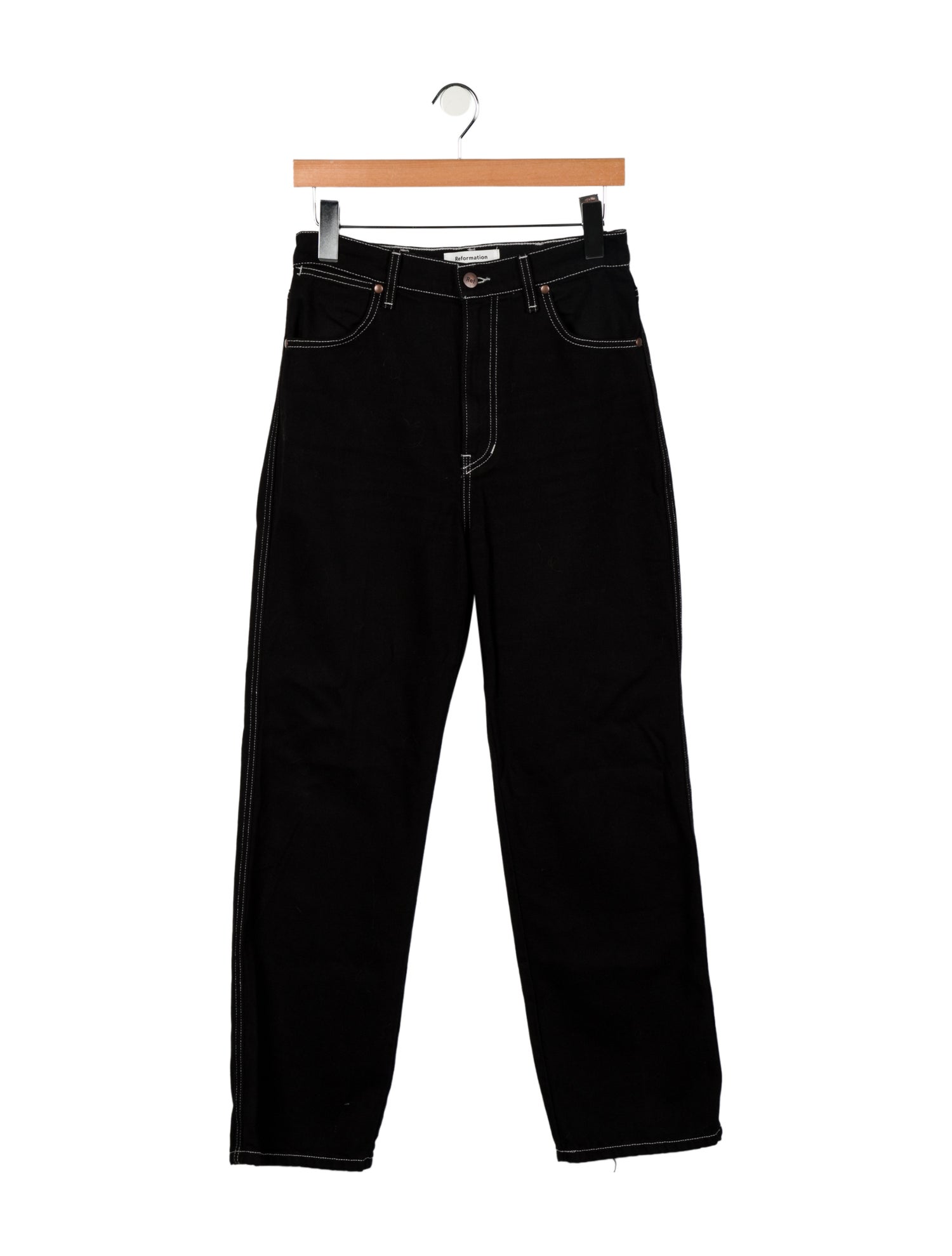 Reformation High-Rise Straight Leg Jeans