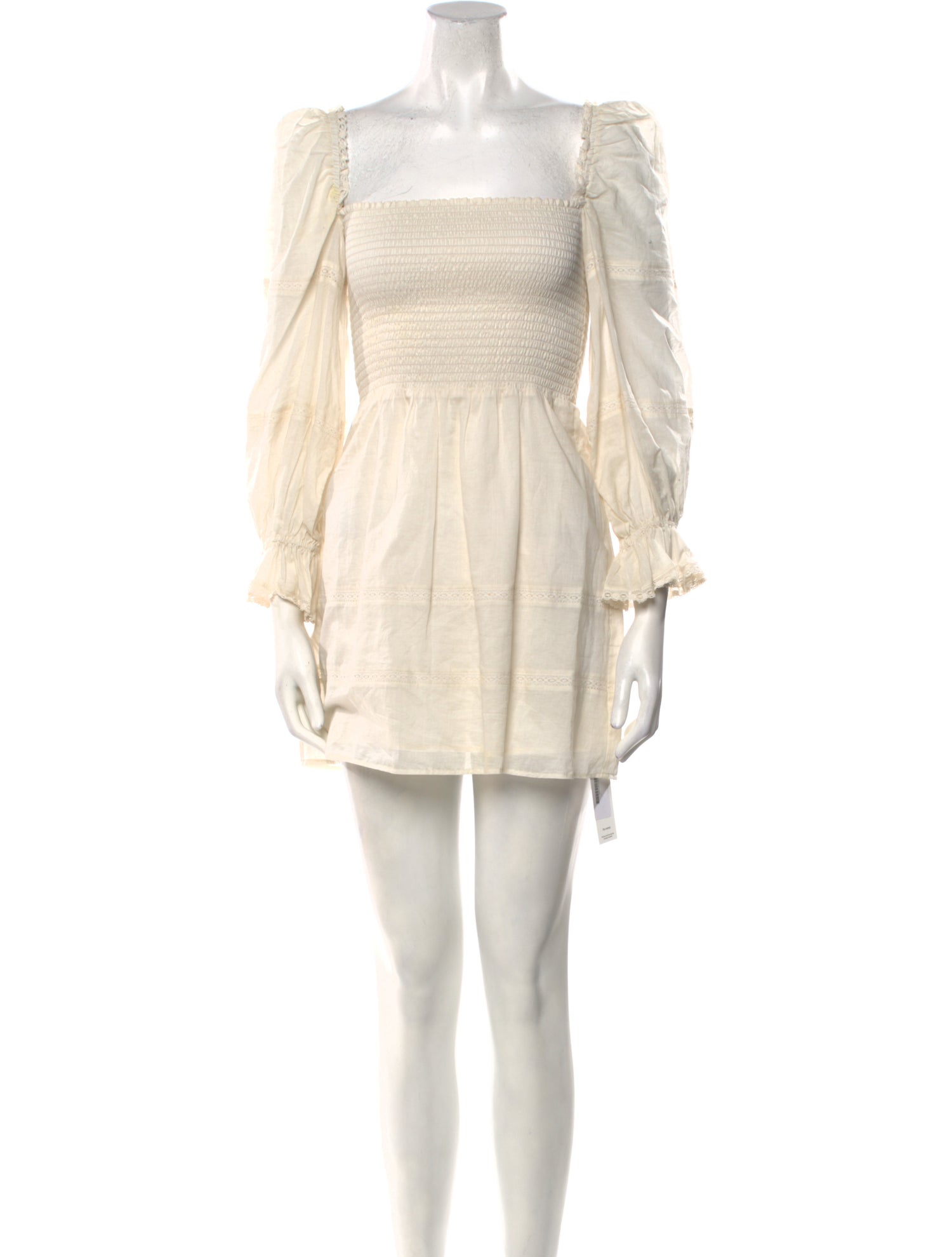 Reformation Square Neckline Mini Dress