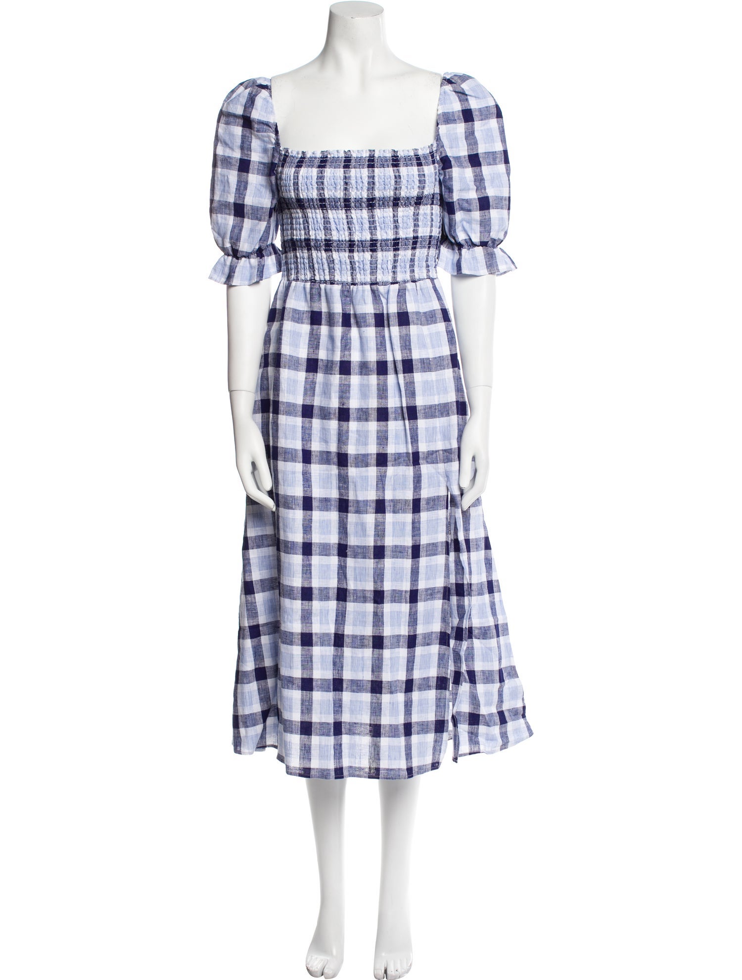 Reformation Linen Midi Length Dress