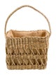 Reformation Wicker Top Handle Bag