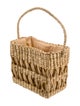 Reformation Wicker Top Handle Bag