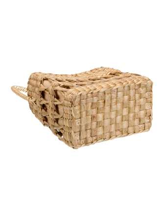 Reformation Wicker Top Handle Bag