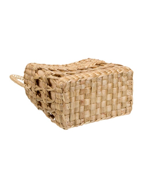 Reformation Wicker Top Handle Bag
