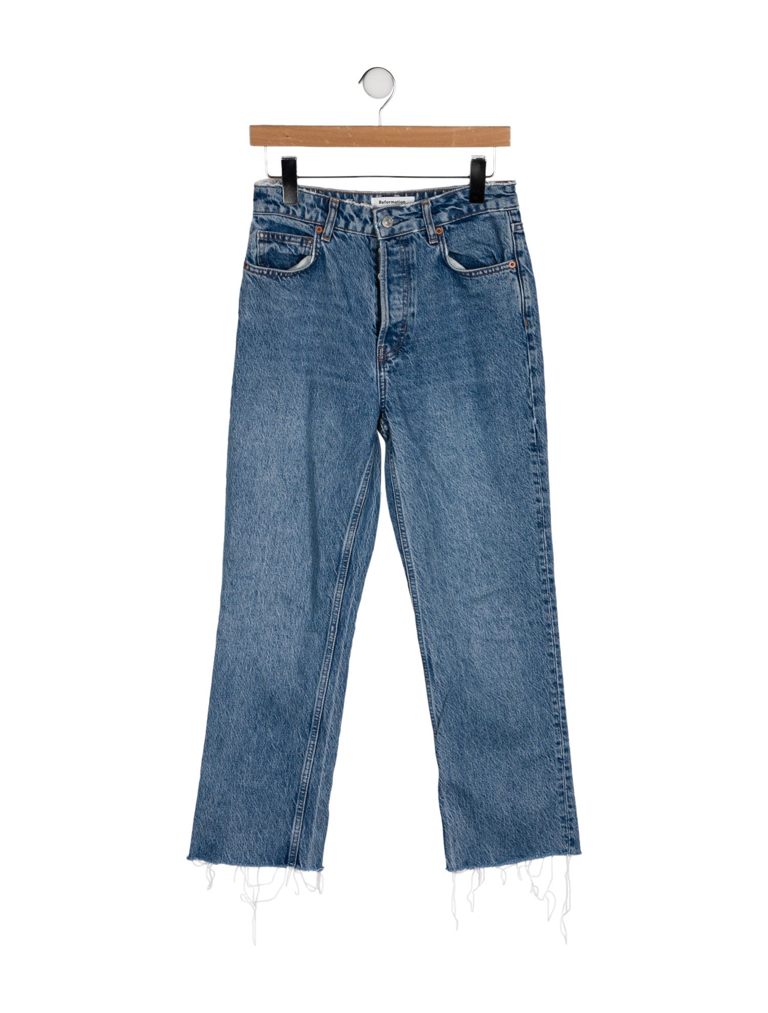 Reformation High-Rise Straight Leg Jeans