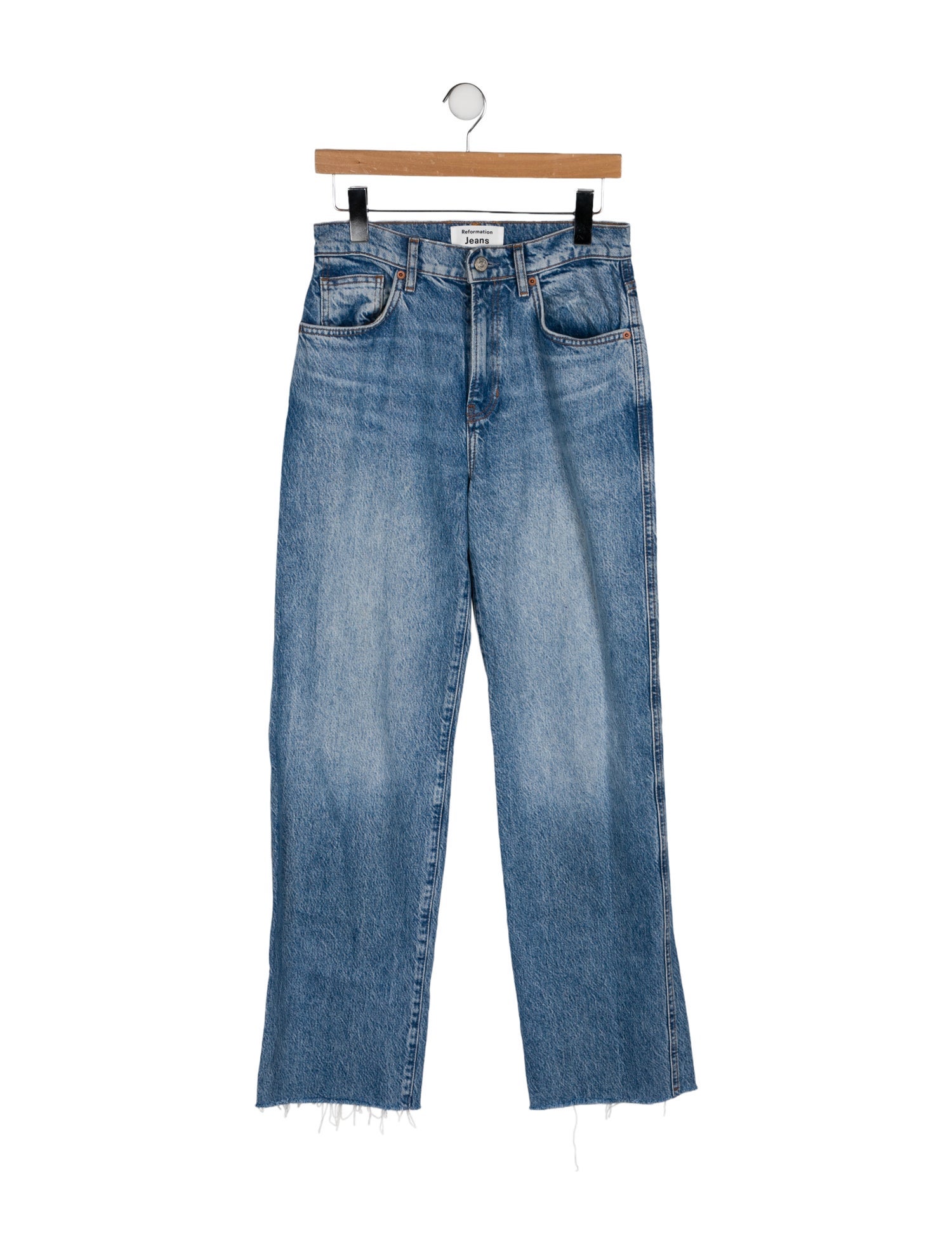 Reformation High-Rise Straight Leg Jeans