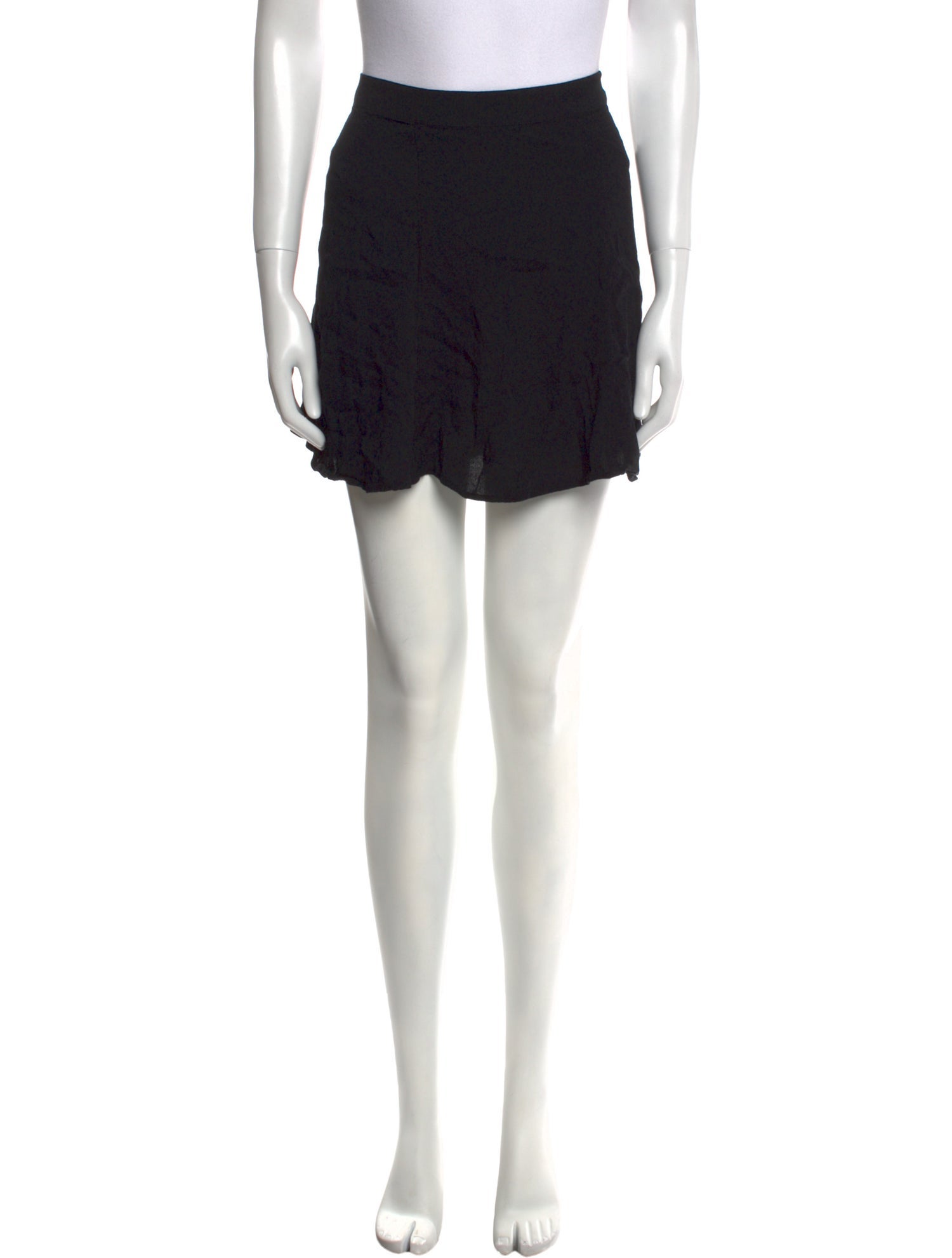 Reformation Pleated Accents Mini Skirt