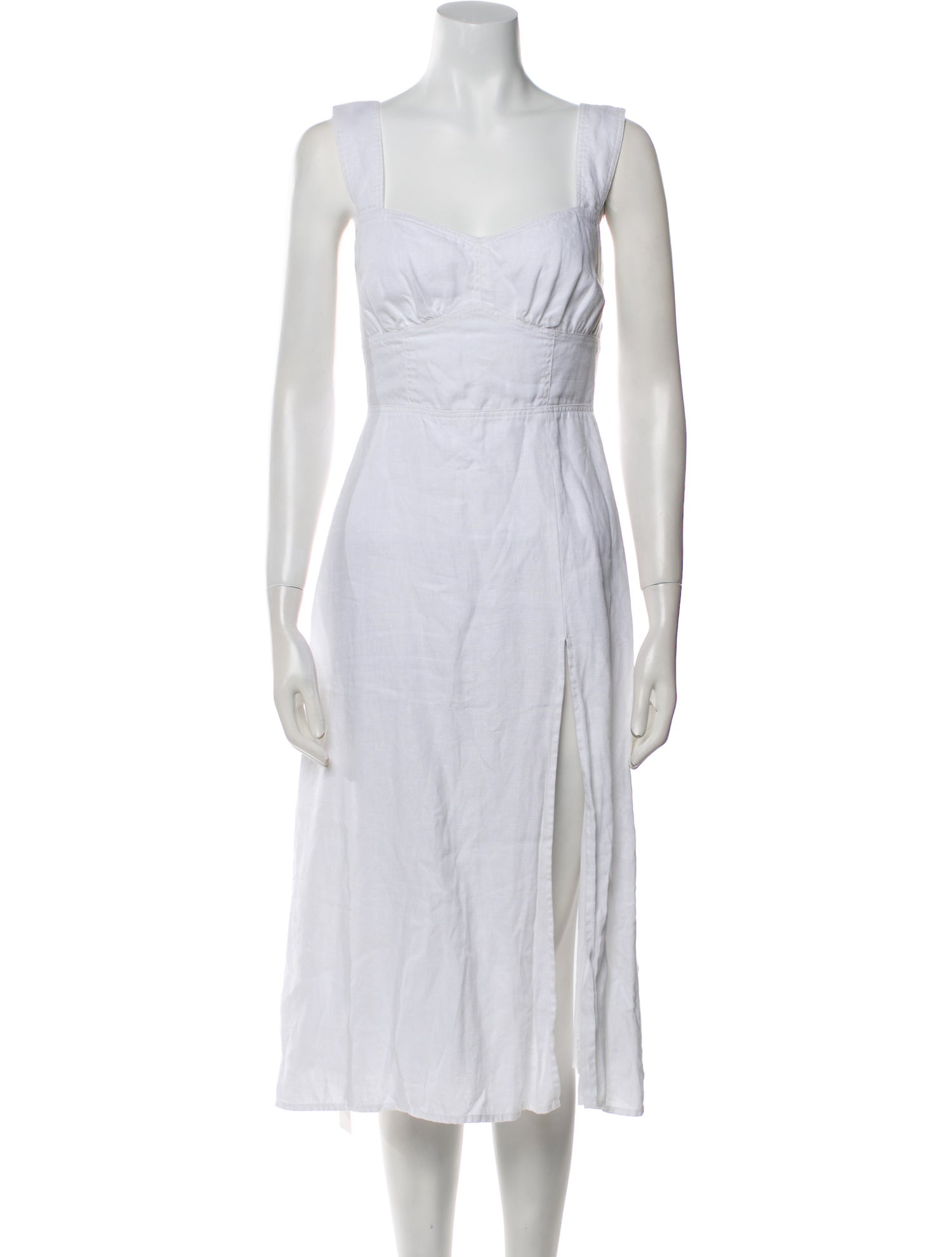 Reformation Linen Midi Length Dress