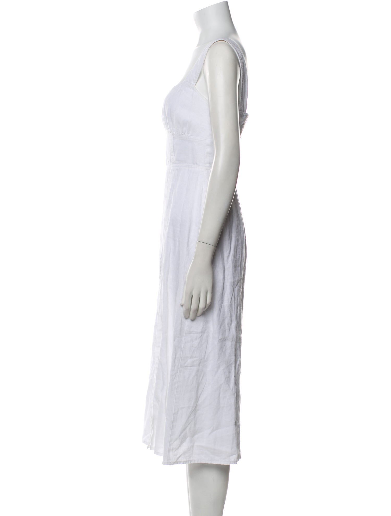 Reformation Linen Midi Length Dress