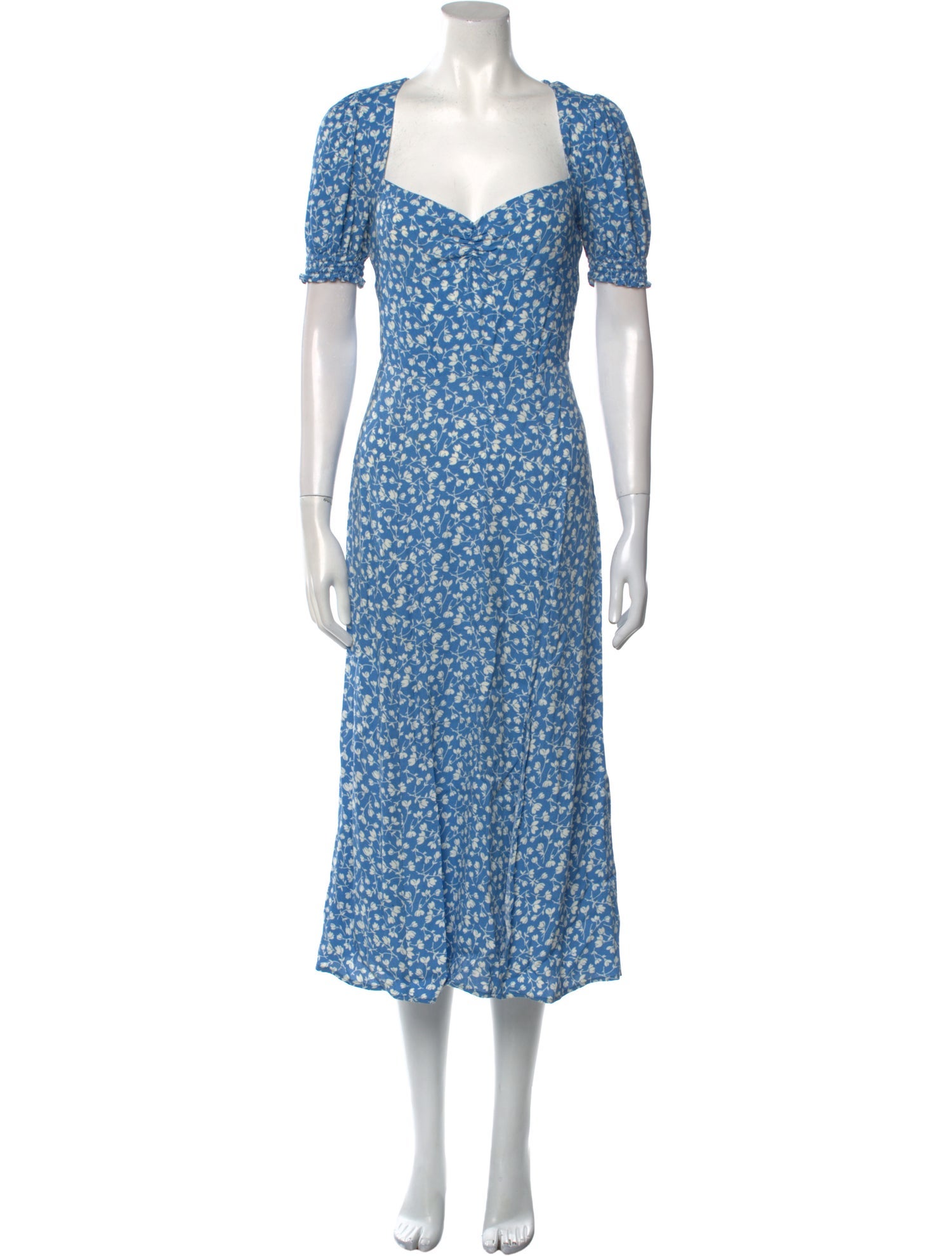 Reformation Floral Print Long Dress