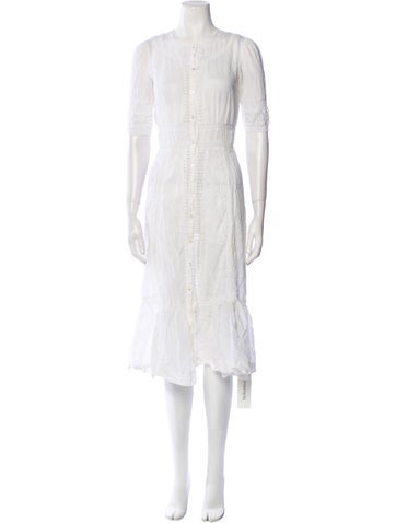 Reformation Dresses Crew Neck Midi Length Dress XS