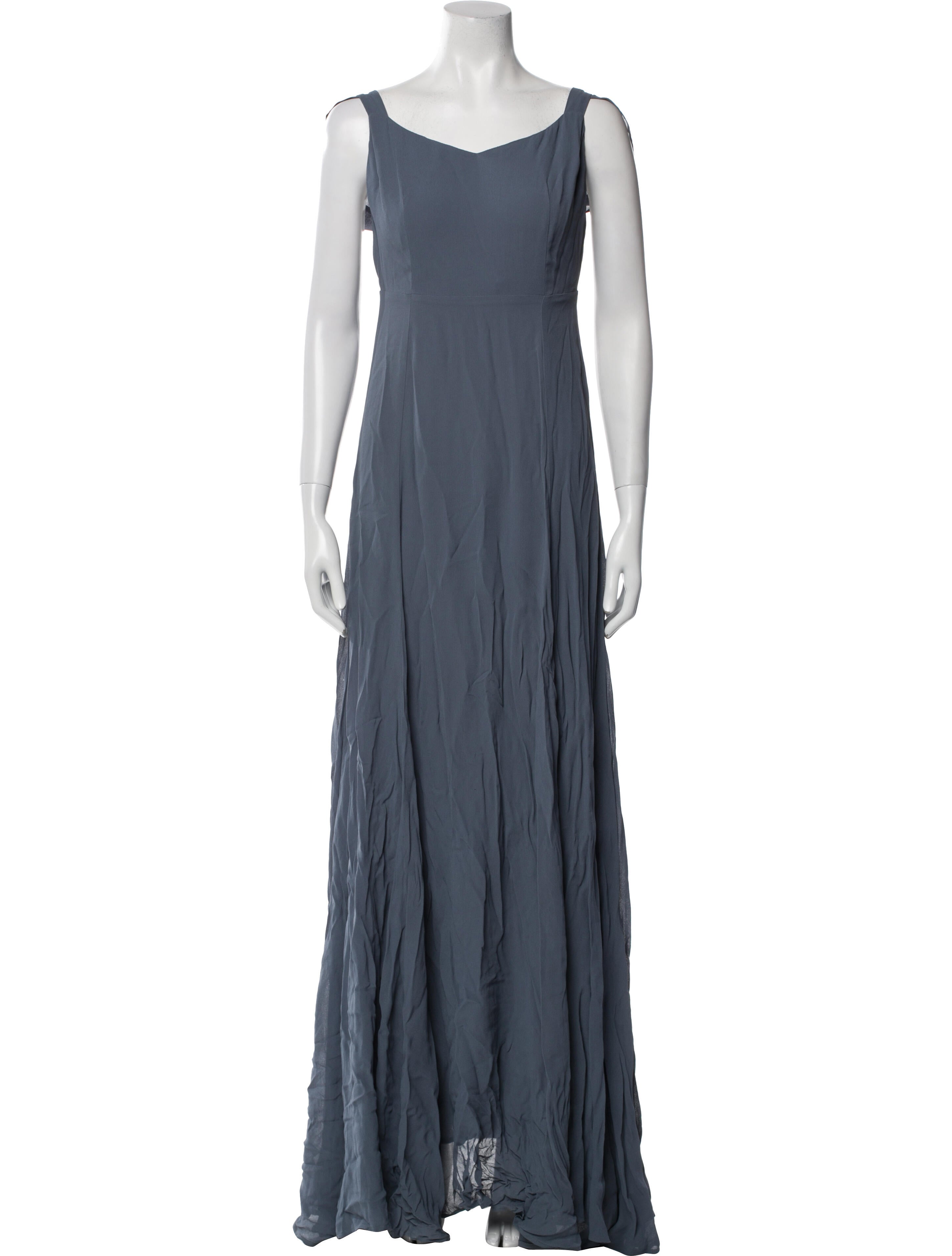 Reformation Scoop Neck Long Dress