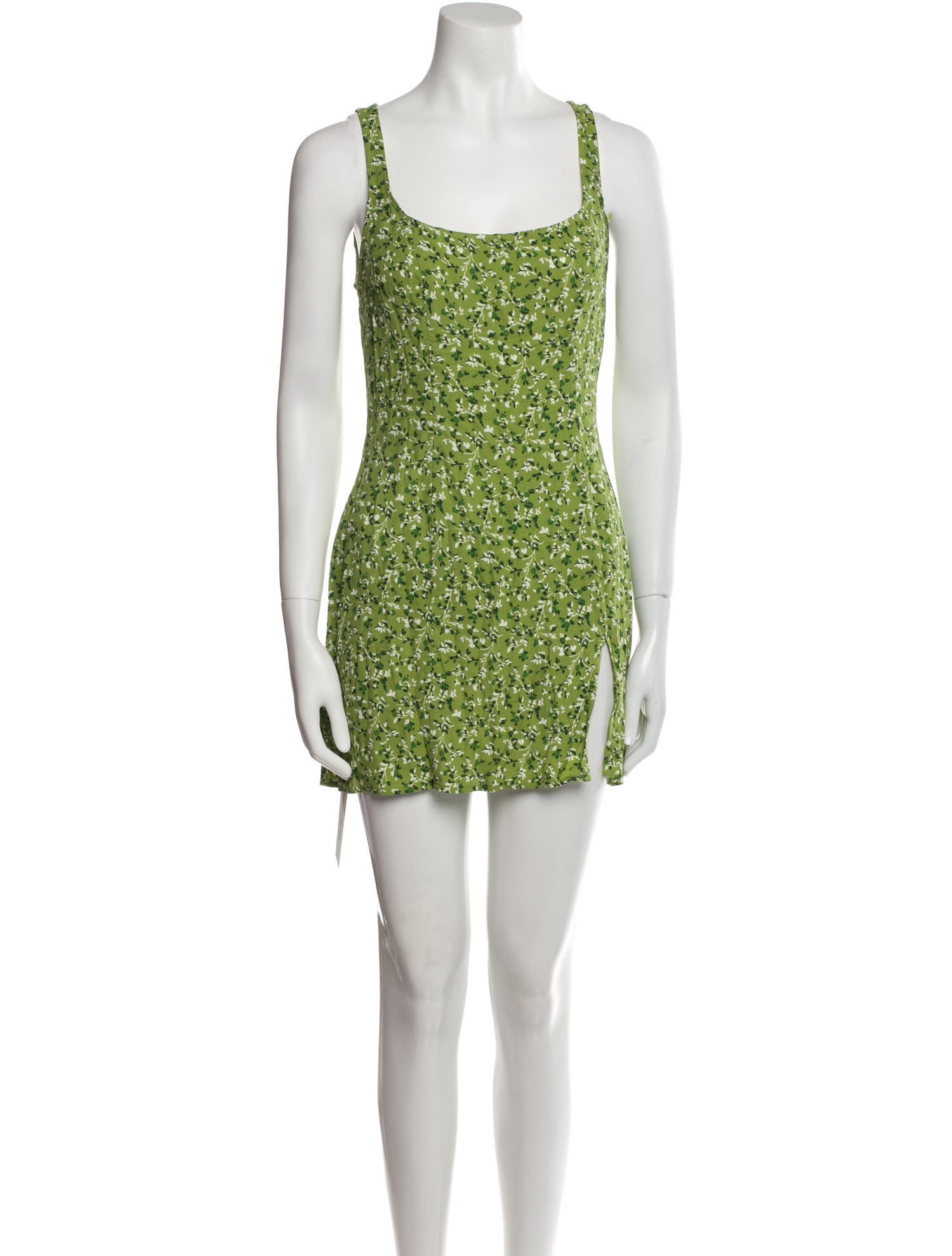 Reformation Square Neckline Mini Dress