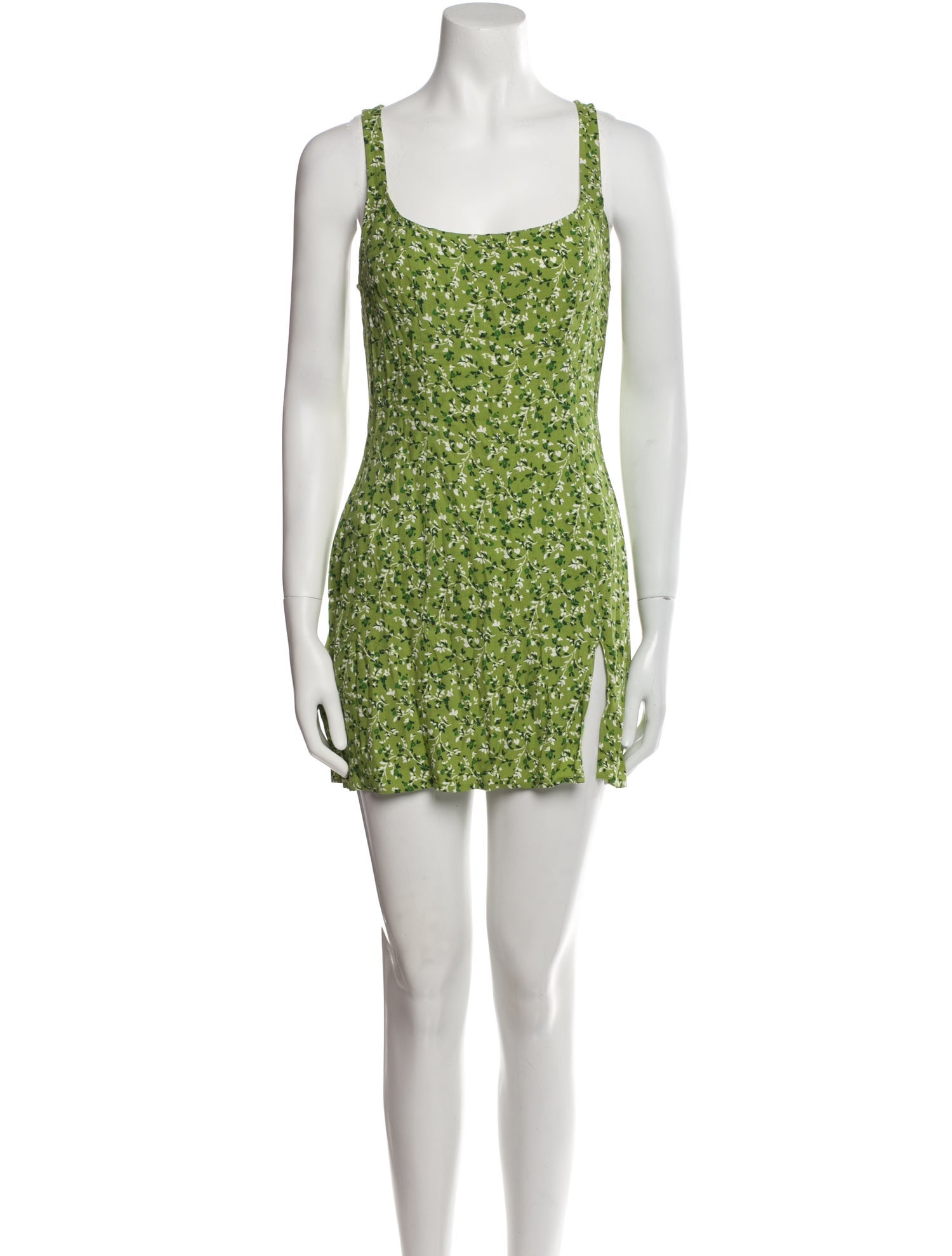 Reformation Square Neckline Mini Dress