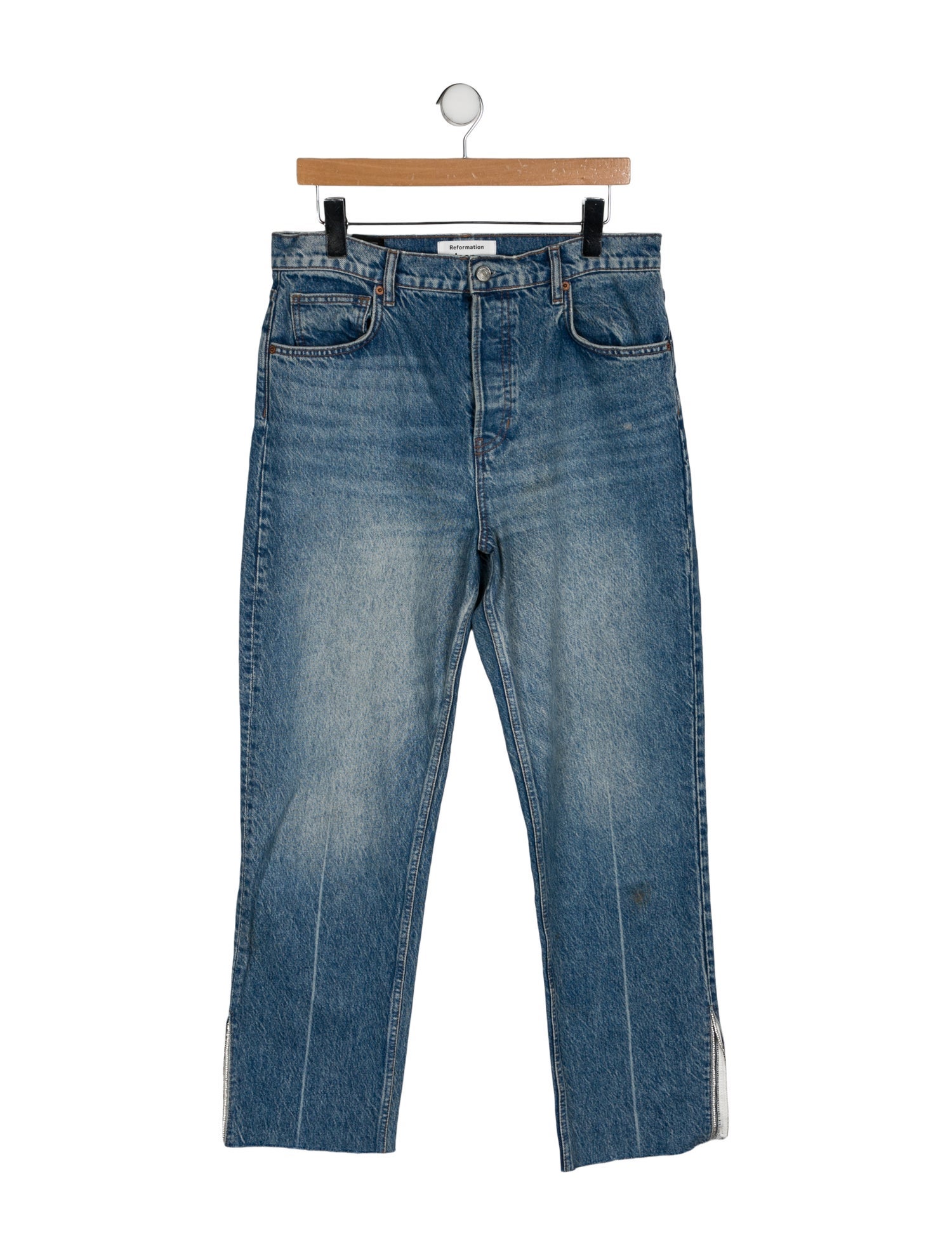Reformation High-Rise Straight Leg Jeans