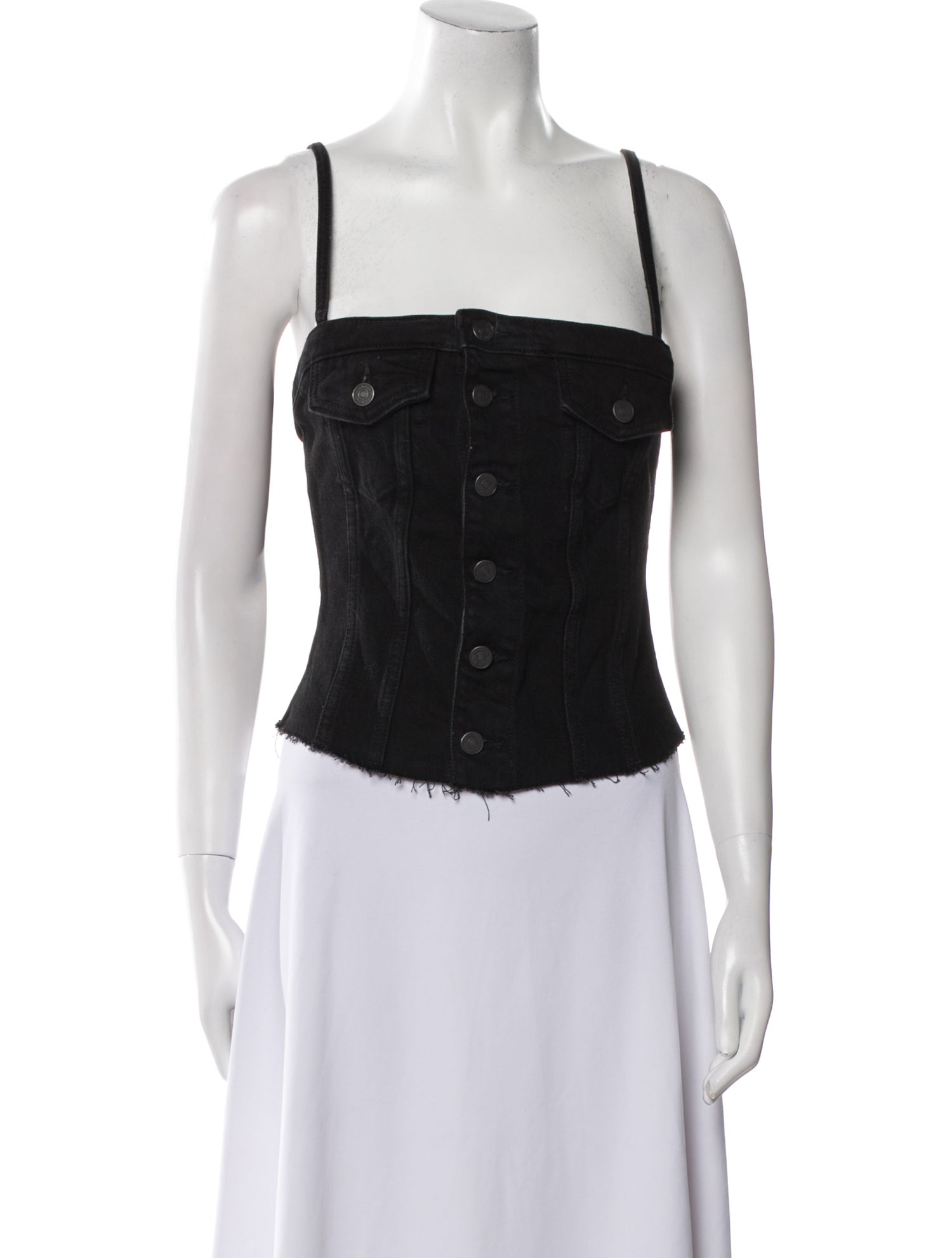 Reformation Linen Square Neckline Crop Top w/ Tags