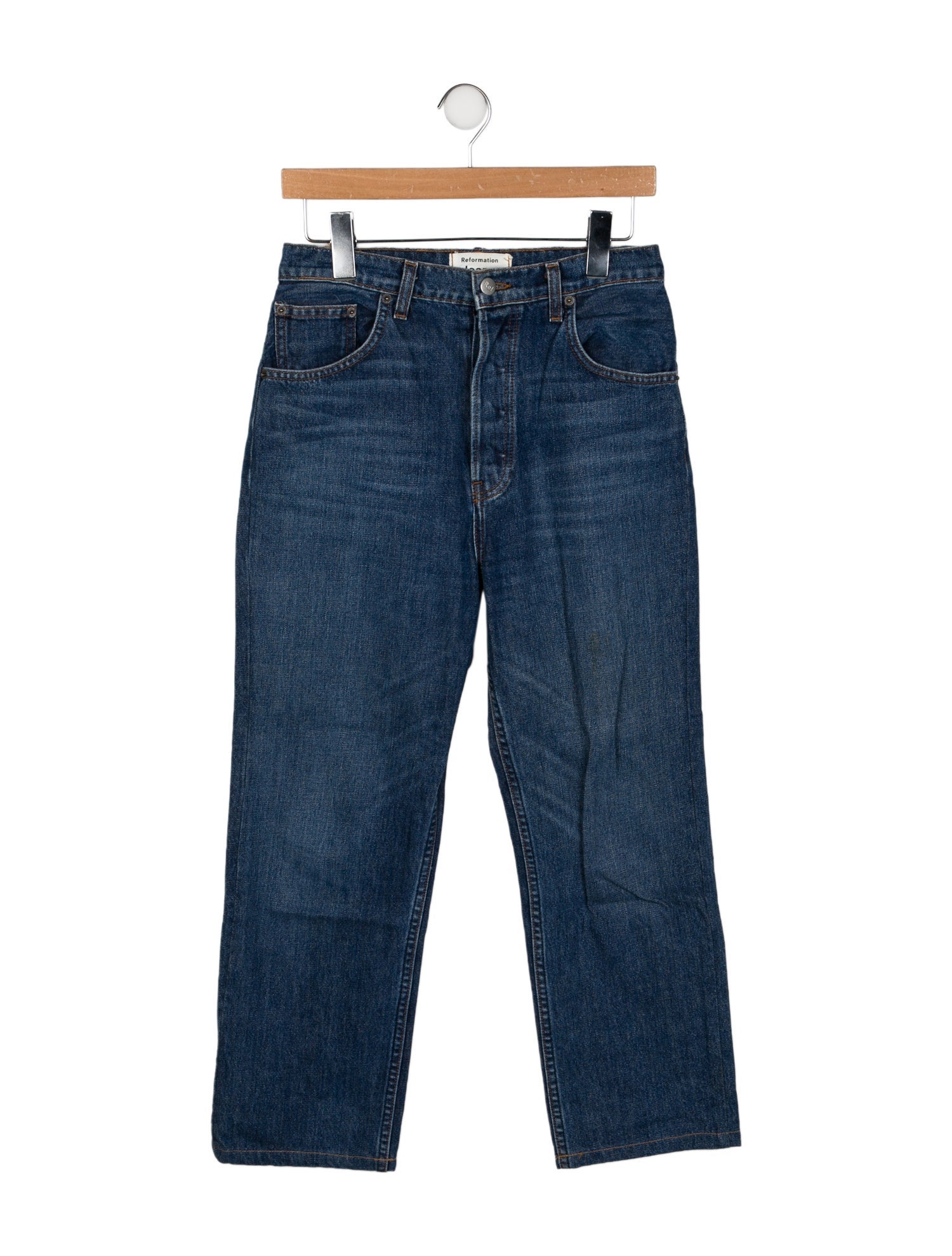 Reformation High-Rise Straight Leg Jeans