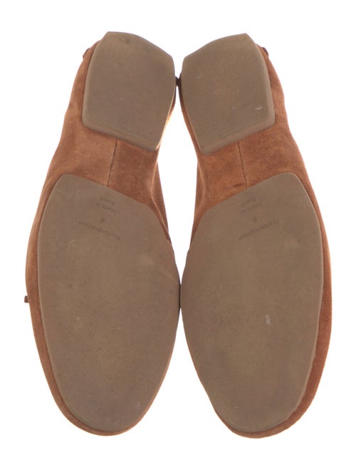 Reformation Suede Loafers