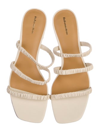 Reformation Leather Slides