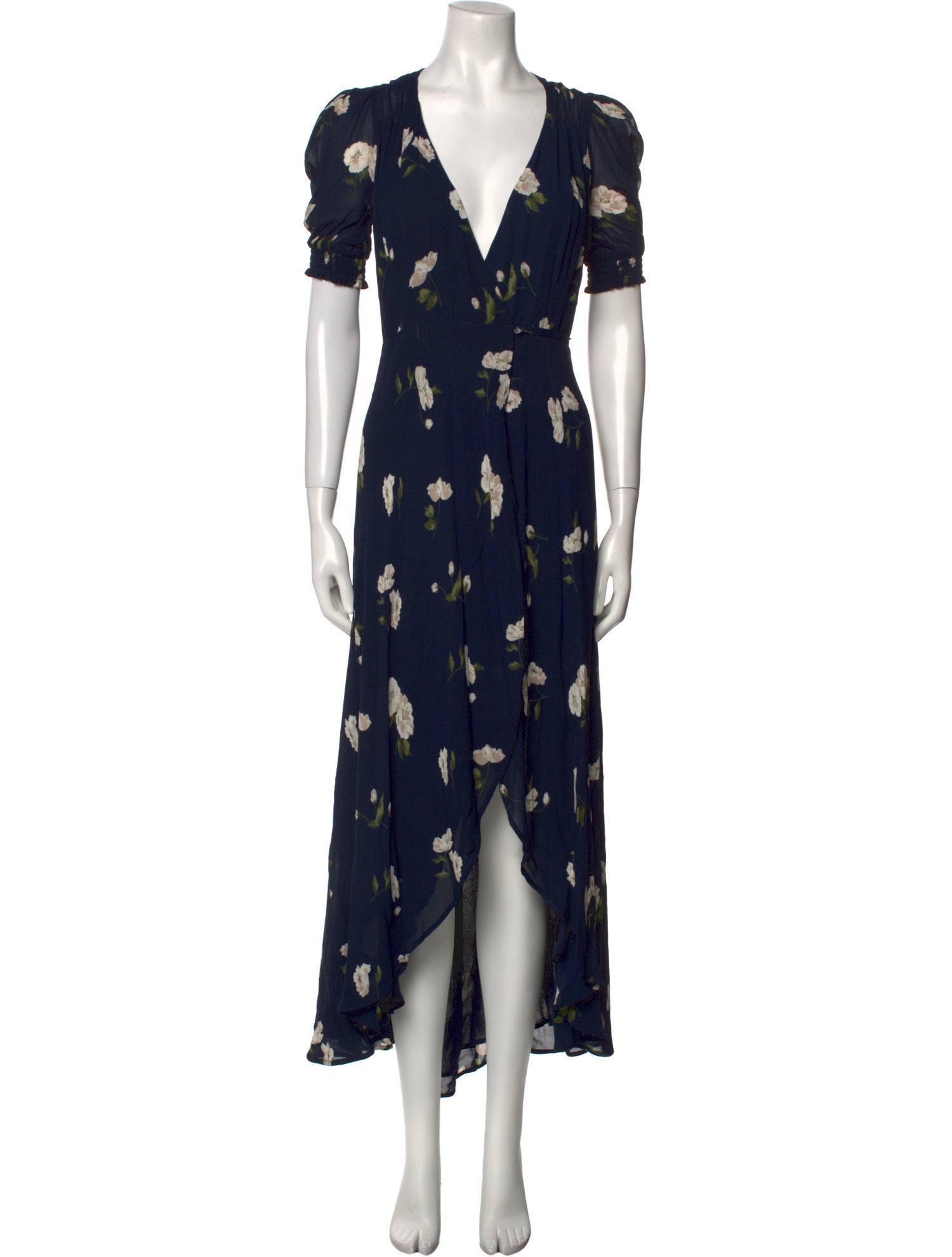 Reformation Floral Print Long Dress