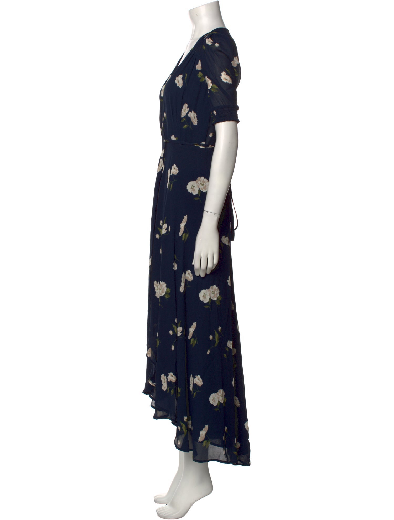 Reformation Floral Print Long Dress