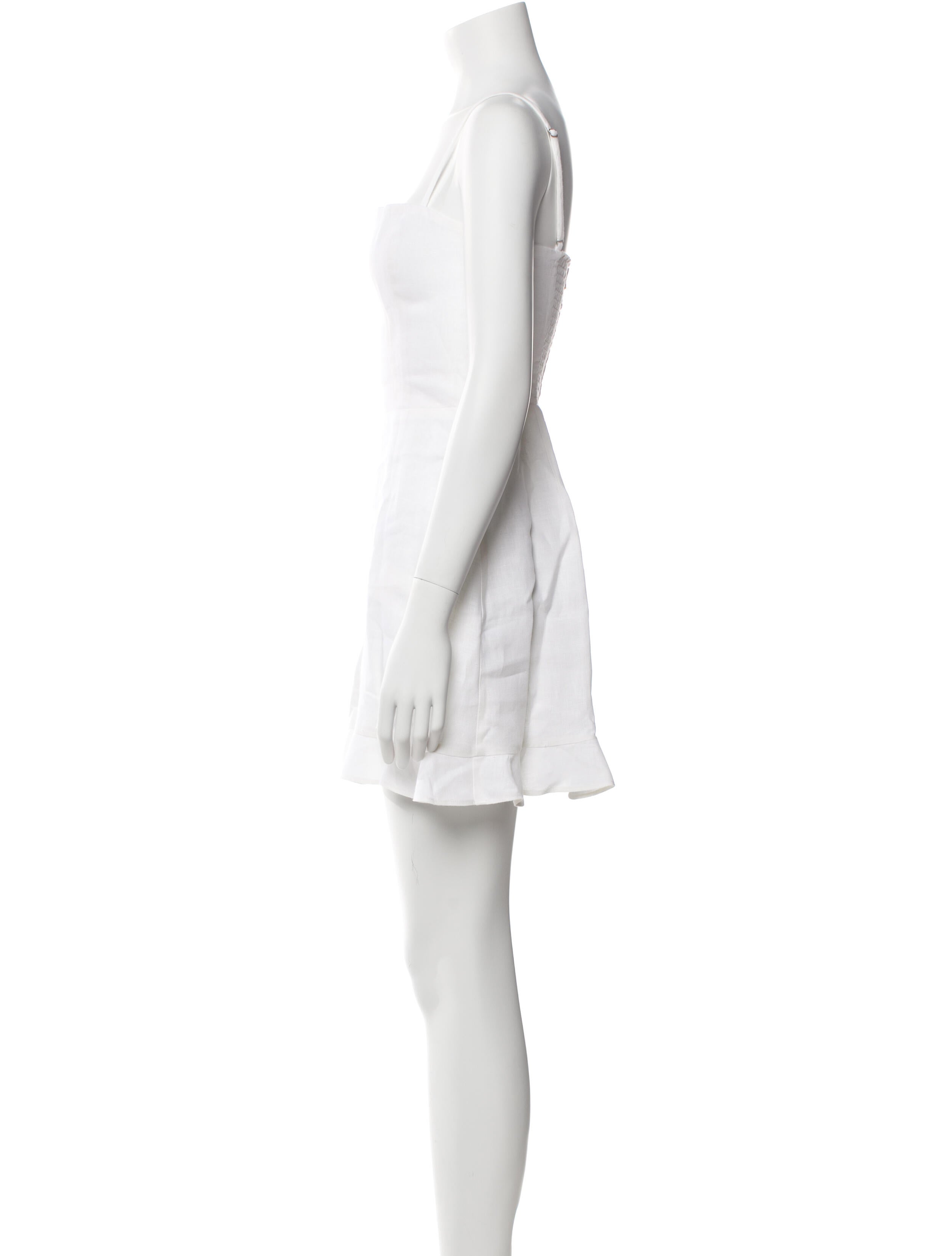 Reformation Square Neckline Mini Dress