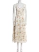 Reformation Floral Print Long Dress