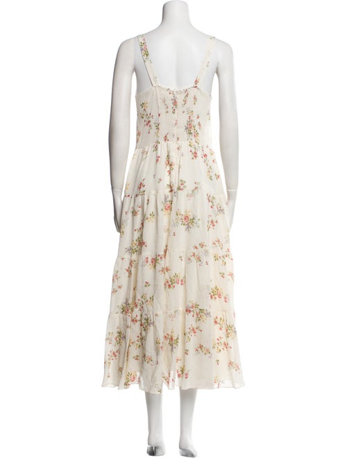 Reformation Floral Print Long Dress