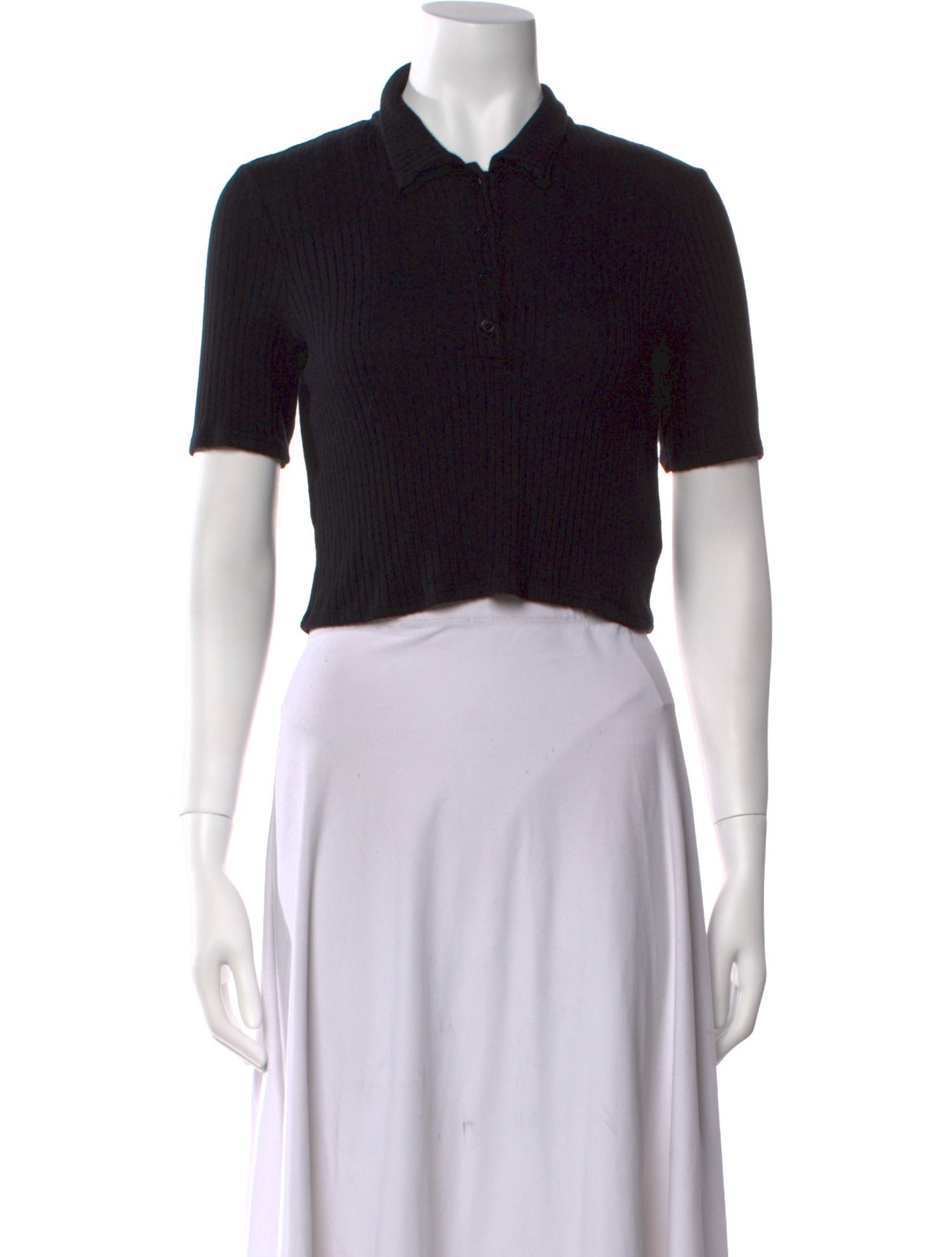 Reformation Short Sleeve Crop Top