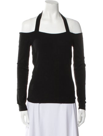 Reformation Off-The-Shoulder Long Sleeve Top