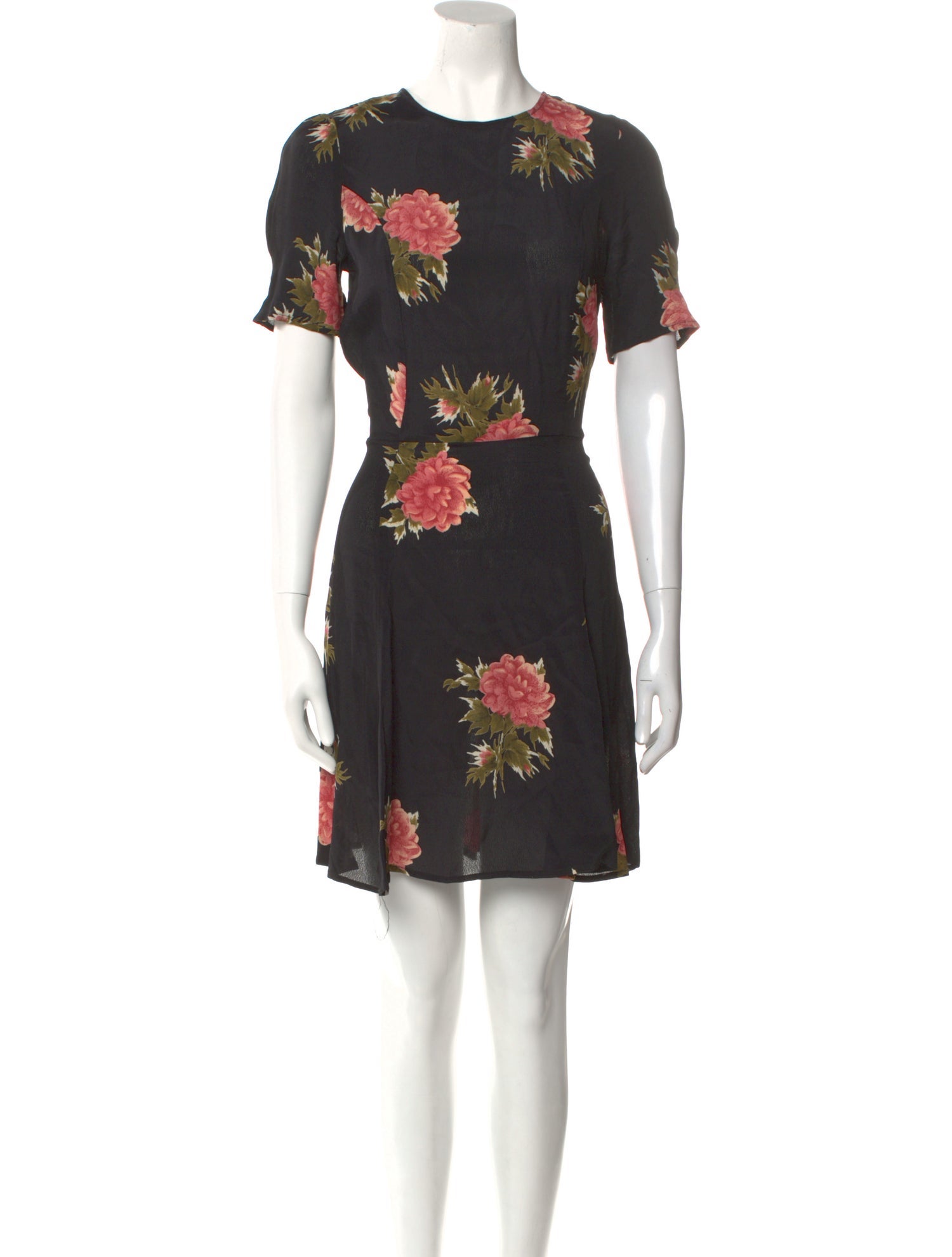 Reformation Floral Print Mini Dress